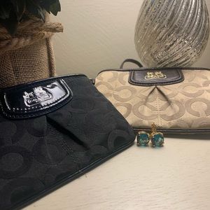 Coach Wristlets and Kate Spade Earrings